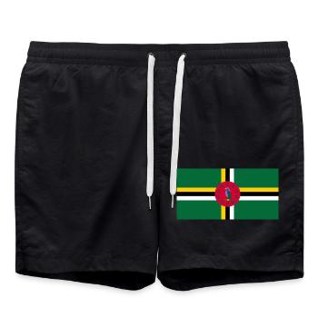 Dominique - Short de bain - noir - Devant - AI Model Male 185 light (185cm)