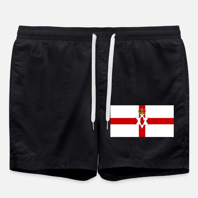 Nordirland - Badeshorts - Schwarz