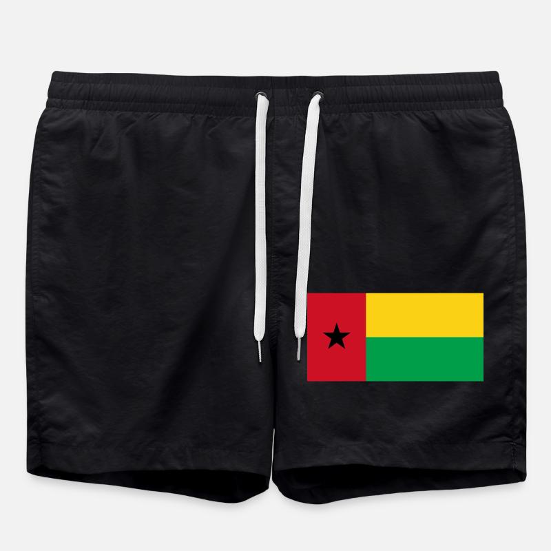 Guinea-Bissau - Badeshorts - Schwarz