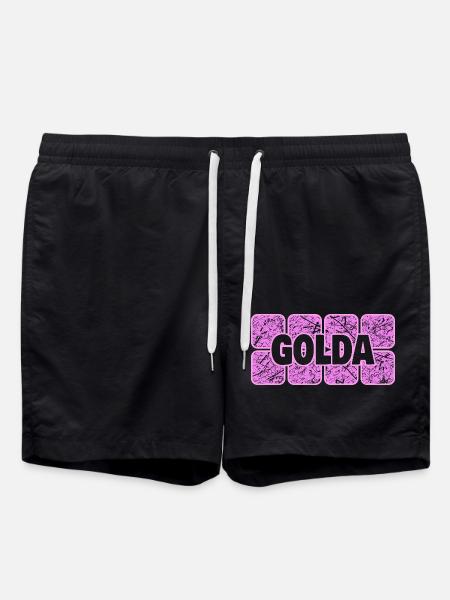 Gift for Golda - Swim Trunks - black