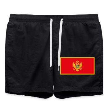 Monténégro - Short de bain - noir - Devant - AI Model Male 185 light (185cm)