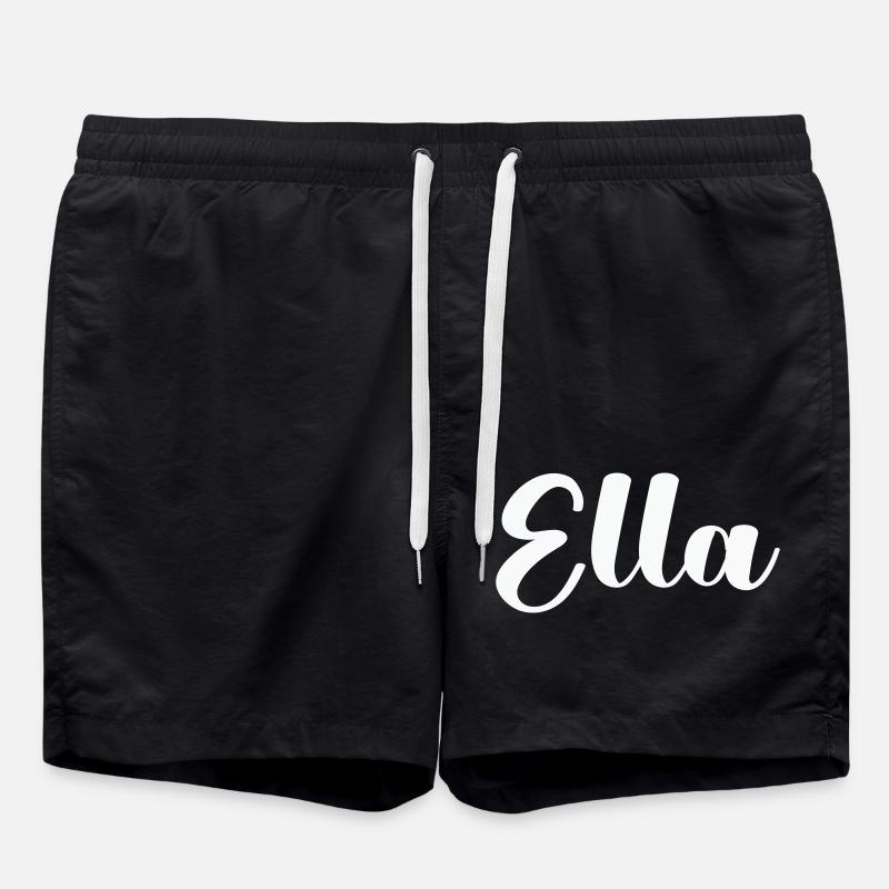 Ella Name - Swim Trunks - black