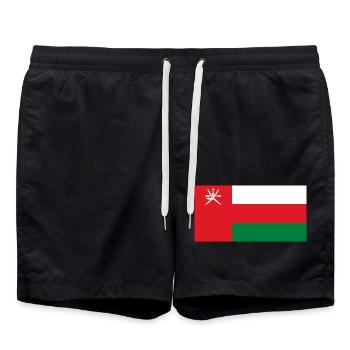 Oman - Short de bain - noir - Devant - AI Model Male 185 light (185cm)