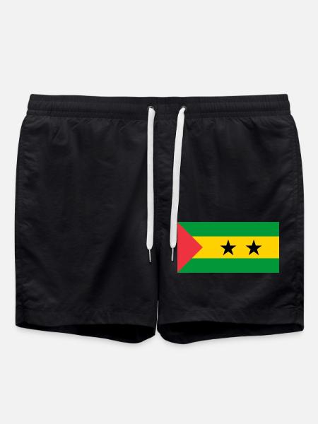 São Tomé and Príncipe - Swim Trunks - black