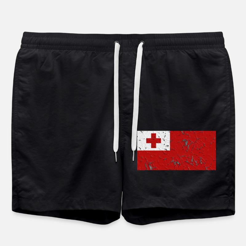 Gift for Tonga - Swim Trunks - black