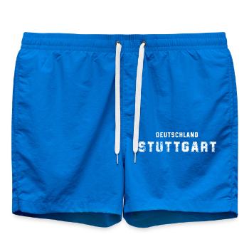Allemagne Stuttgart - Conception de texte urbain - Short de bain - cobalt blue - Devant