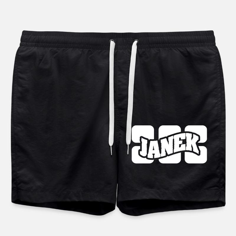 Nom Janek - Short de bain - noir
