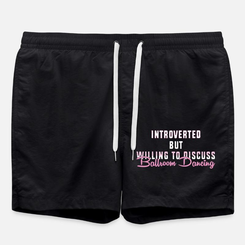 Walzer Paartanz - Badeshorts - Schwarz