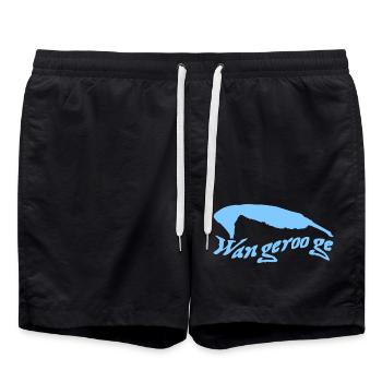 Wangerooge Tattoo - Swim Trunks - black - Front - AI Model Male 185 light (185cm)