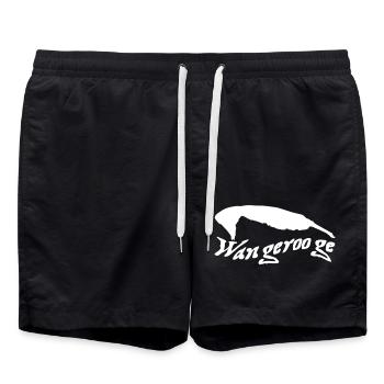 Wangerooge Tattoo - Swim Trunks - black - Front - AI Model Male 185 light (185cm)