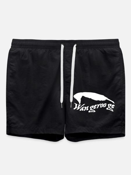 Wangerooge Tattoo - Swim Trunks - black
