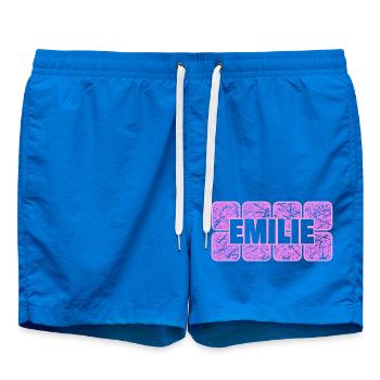 Wife Emilie - Swim Trunks - cobalt blue - Front