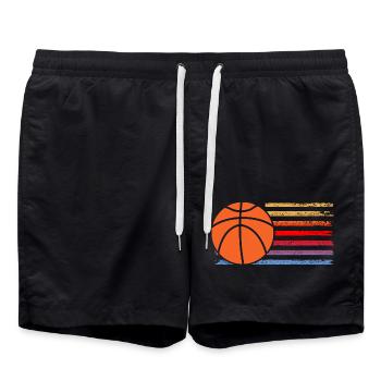 Basketteurs Basketball - Short de bain - noir - Devant - AI Model Male 185 light (185cm)