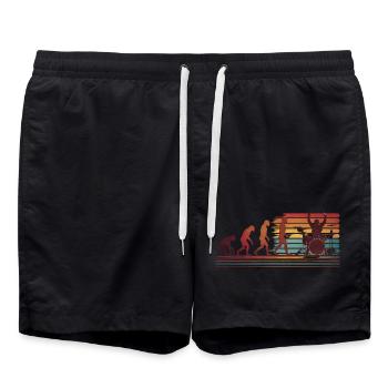 Batteur Evolution Drums - Short de bain - noir - Devant - AI Model Male 185 light (185cm)