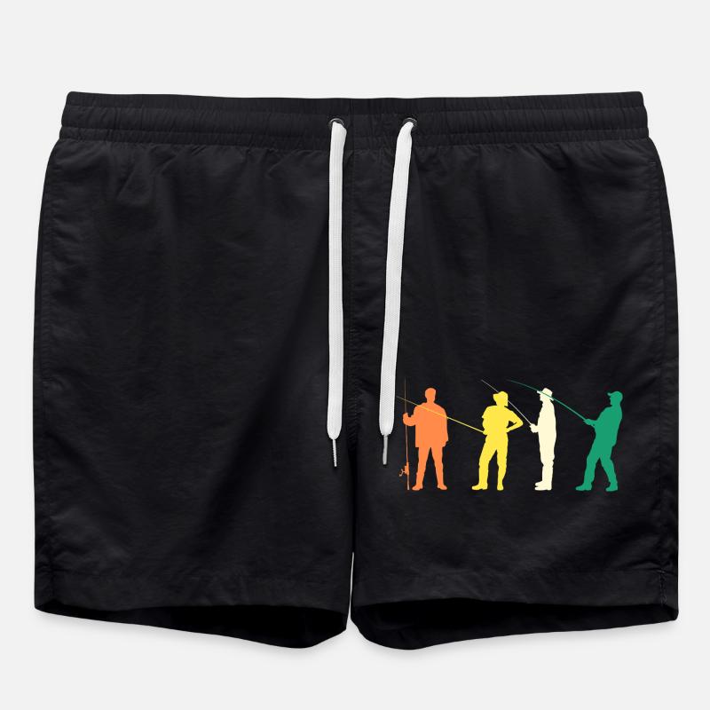 Angler Evolution Angeln - Badeshorts - Schwarz