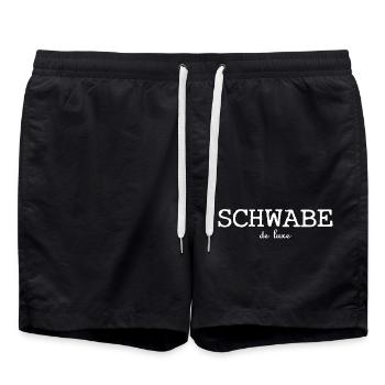 Schwabe le luxe - Stuttgart - deluxe - Badeshorts - Schwarz - Vorne - AI Model Male 185 light (185cm)