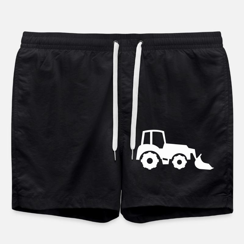 excavator - Swim Trunks - black