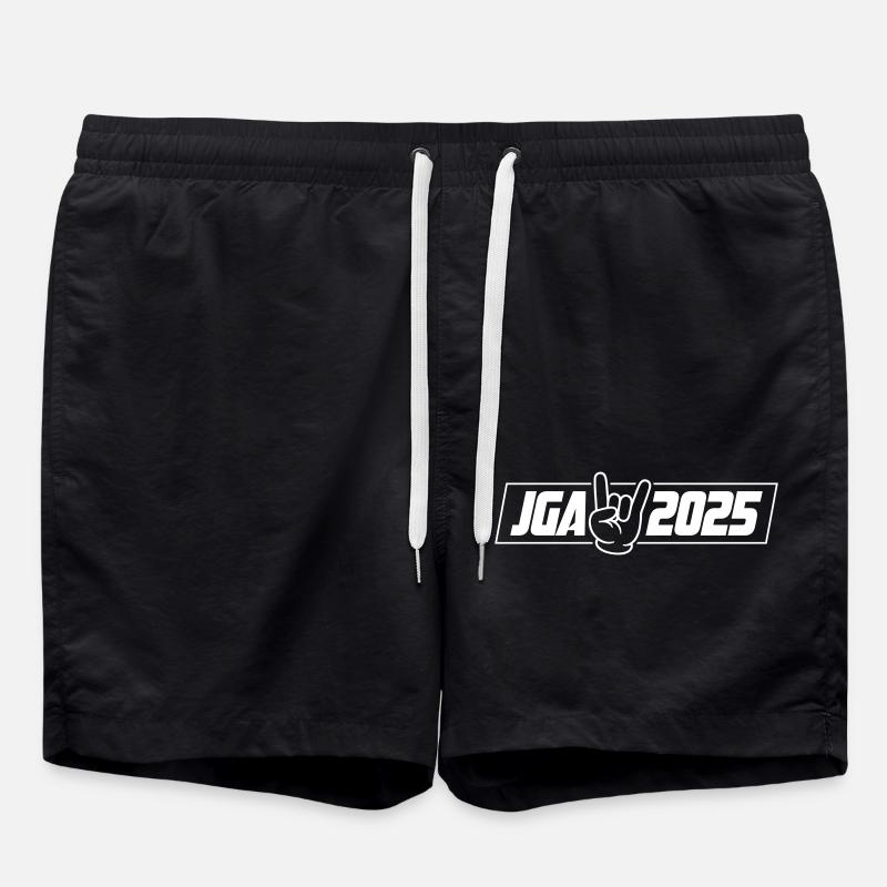 Jga 2025 Junggesellenabschied - Badeshorts - Schwarz