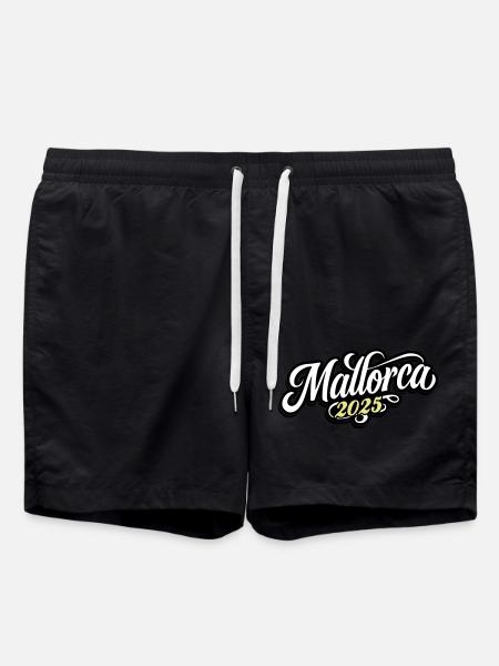 Mallorca 2025 - Badeshorts - Schwarz