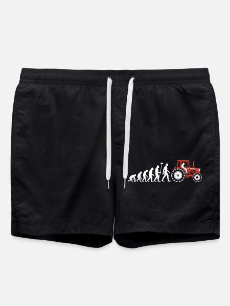 Evolution Farmer Farmer Tractor - Swim Trunks - black