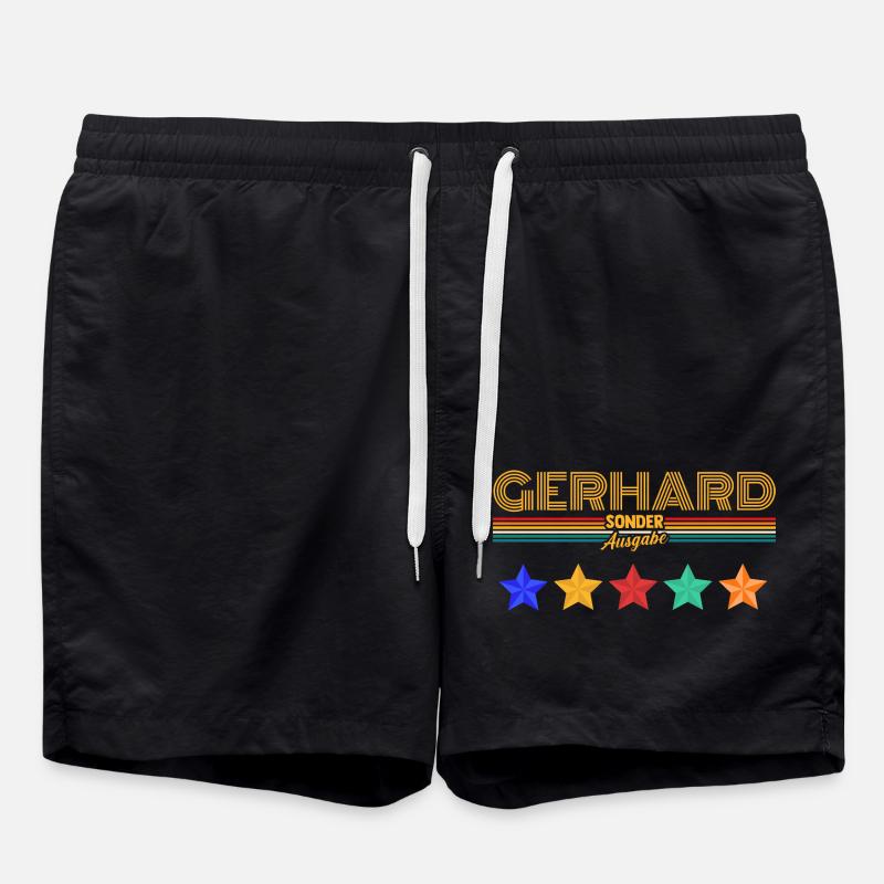 Gerhard - Badeshorts - Schwarz