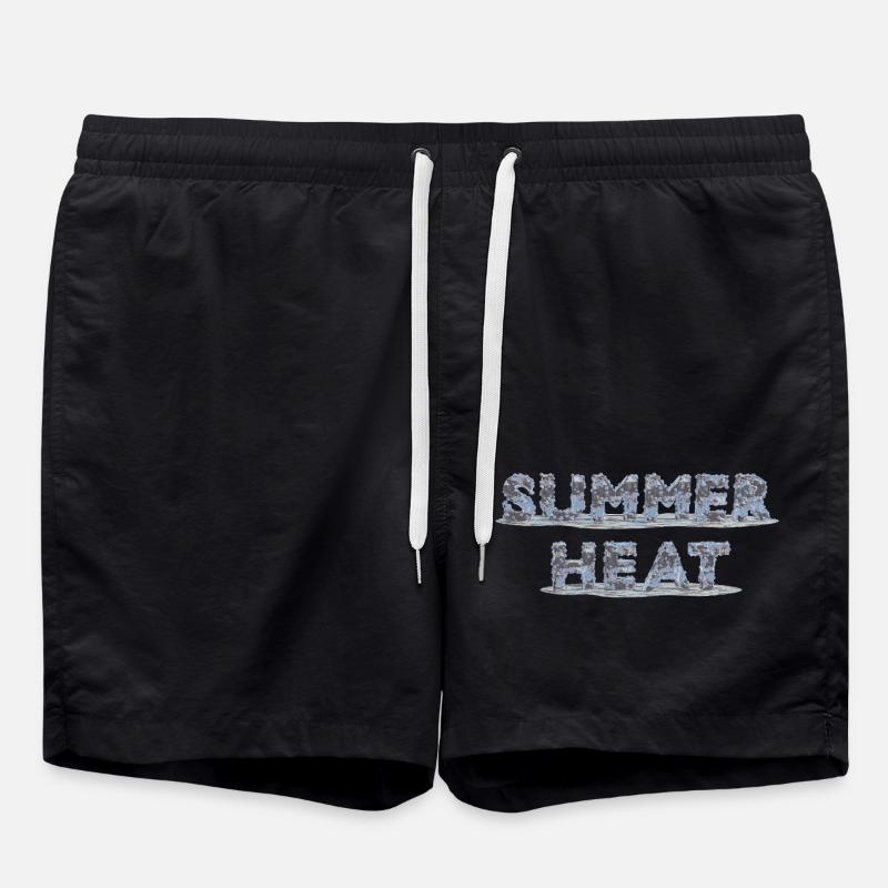 Chaleur estivale - Short de bain - noir