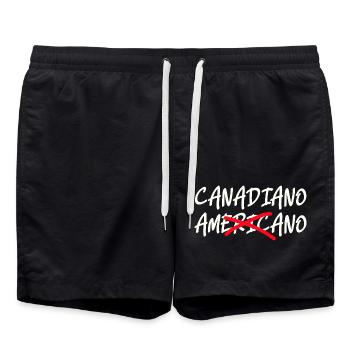 Canadiano - Swim Trunks - black - Front - AI Model Male 185 light (185cm)