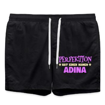 Gift for Ad - Swim Trunks - black - Front - AI Model Male 185 light (185cm)