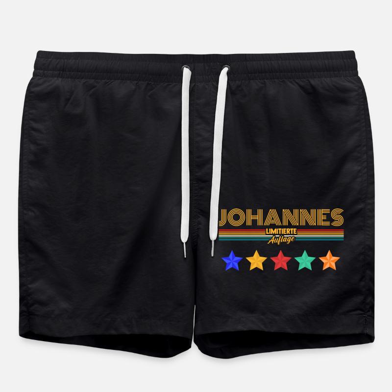 Johannes - Badeshorts - Schwarz