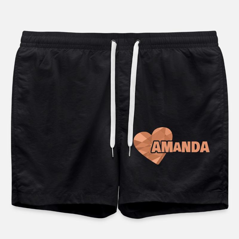 Gift for Amanda - Swim Trunks - black