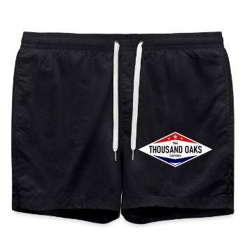 Thousand Oaks - California - United States - USA - Badeshorts - Schwarz - Vorne - AI Model Male 185 light (185cm)