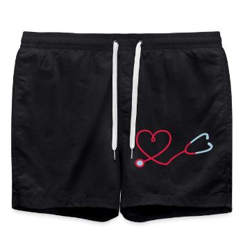 2541614 132910789 Stethoscope - Swim Trunks - black - Front - AI Model Male 185 light (185cm)