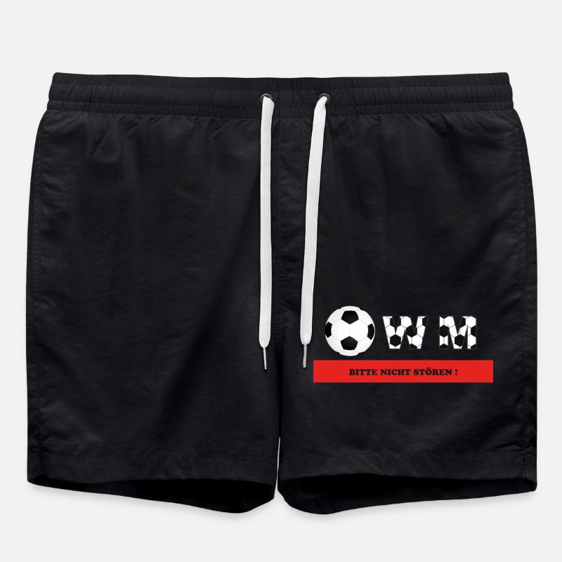 WM Bitte nicht stören! - Badeshorts - Schwarz
