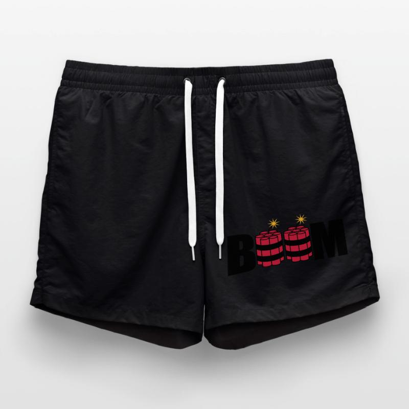 boom angezuendet tnt dynamit explodieren explosion Badeshorts