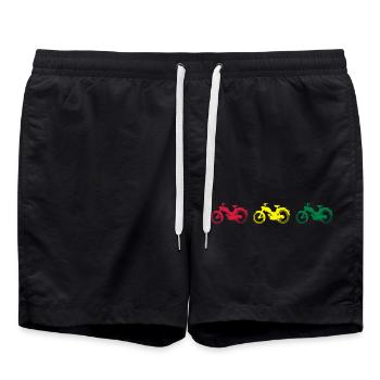 Cyclomoteur Vintage MV50 - Short de bain - noir - Devant - AI Model Male 185 light (185cm)