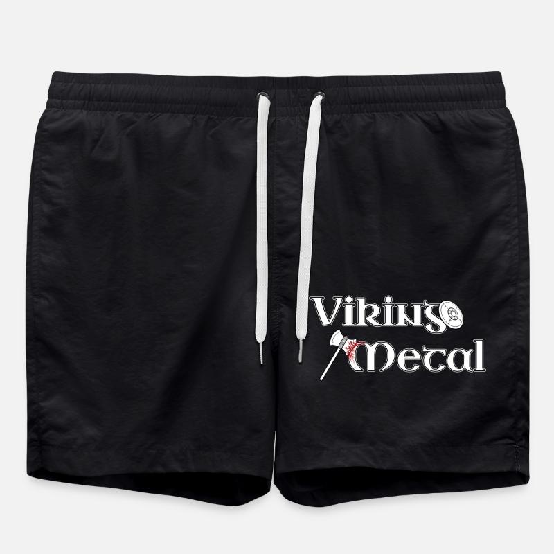 Viking Metal - Badeshorts - Schwarz