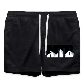 MTB - Short de bain - noir - Devant - AI Model Male 185 light (185cm)