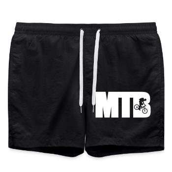 MTB - Short de bain - noir - Devant - AI Model Male 185 light (185cm)