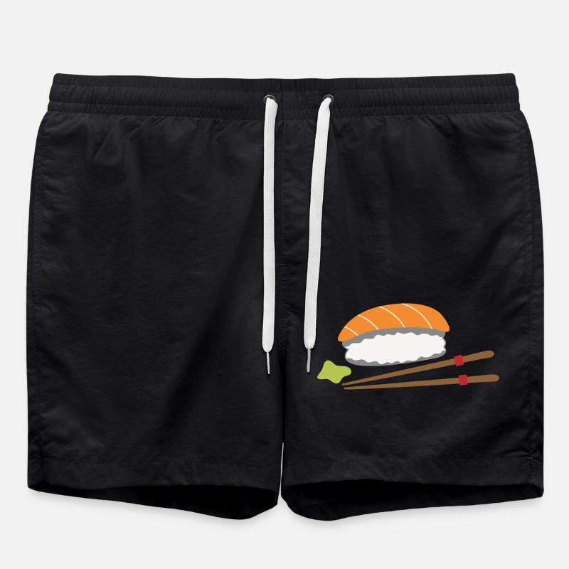 sushi - Swim Trunks - black