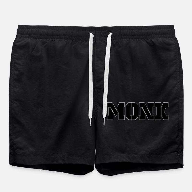 MONK black - Swim Trunks - black