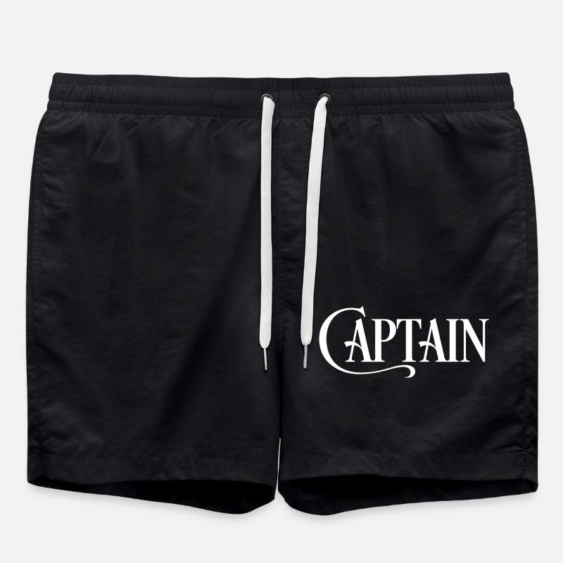 Captain - Swim Trunks - black