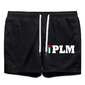 Plm - Badeshorts - Schwarz - Vorne - AI Model Male 185 light (185cm)