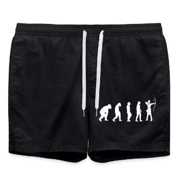 Shooting Sport Archery Shooting Evolution Archery - Swim Trunks - black - Front - AI Model Male 185 light (185cm)