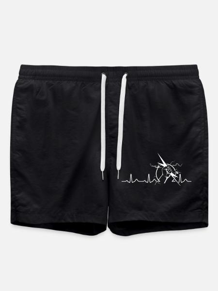 Evolution des Elektriker - Badeshorts - Schwarz
