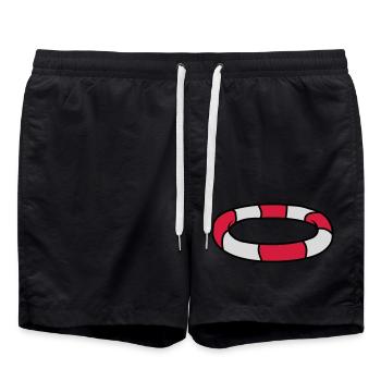 Conception du logo Lifebuoy - Short de bain - noir - Devant - AI Model Male 185 light (185cm)