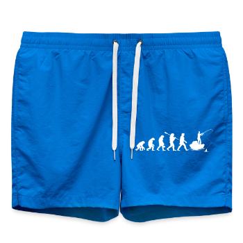 Idée Cadeau Évolution De Pêche Pour Un Pêcheur - Short de bain - cobalt blue - Devant