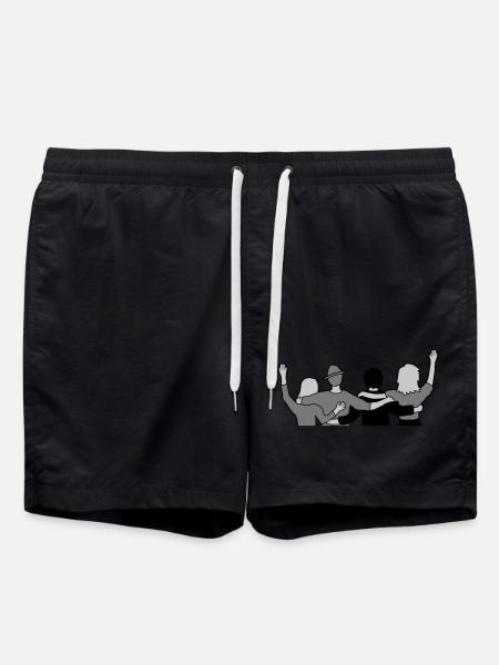 Crew 4 Friends - Swim Trunks - black