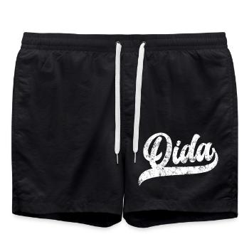 Oida Bavaria Austria Dialect Vintage - Swim Trunks - black - Front - AI Model Male 185 light (185cm)