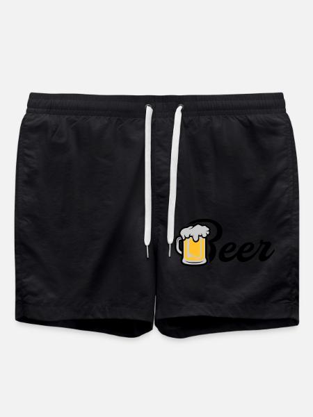 Beer Maßkrug - Swim Trunks - black