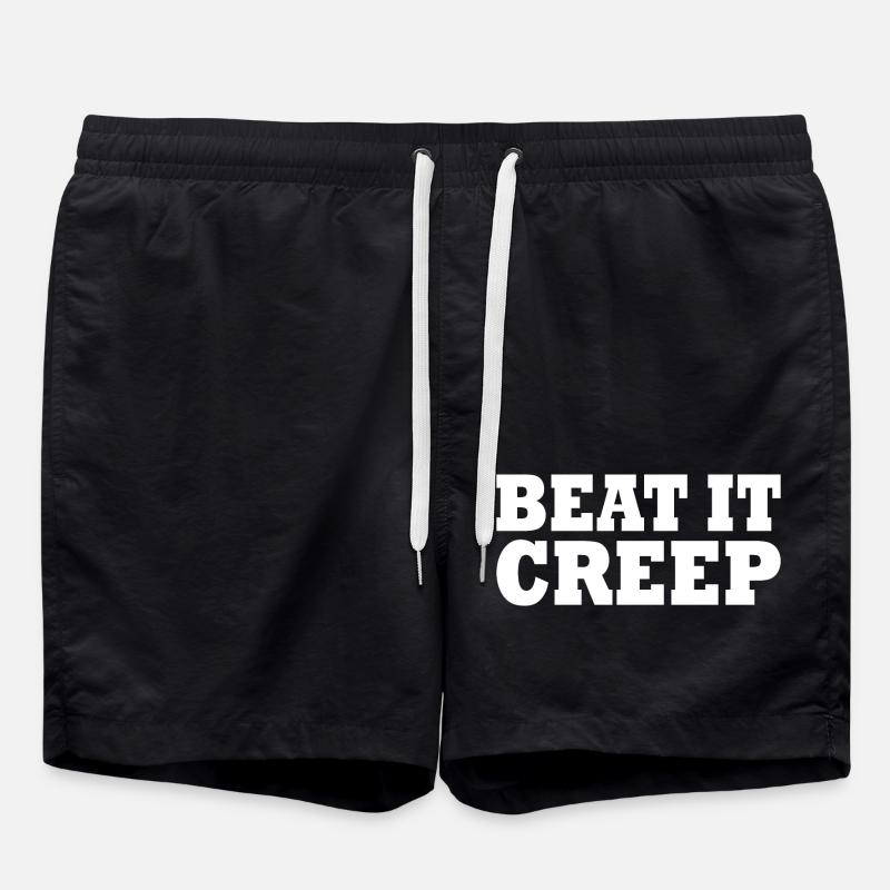 Beat it creep - Badeshorts - Schwarz